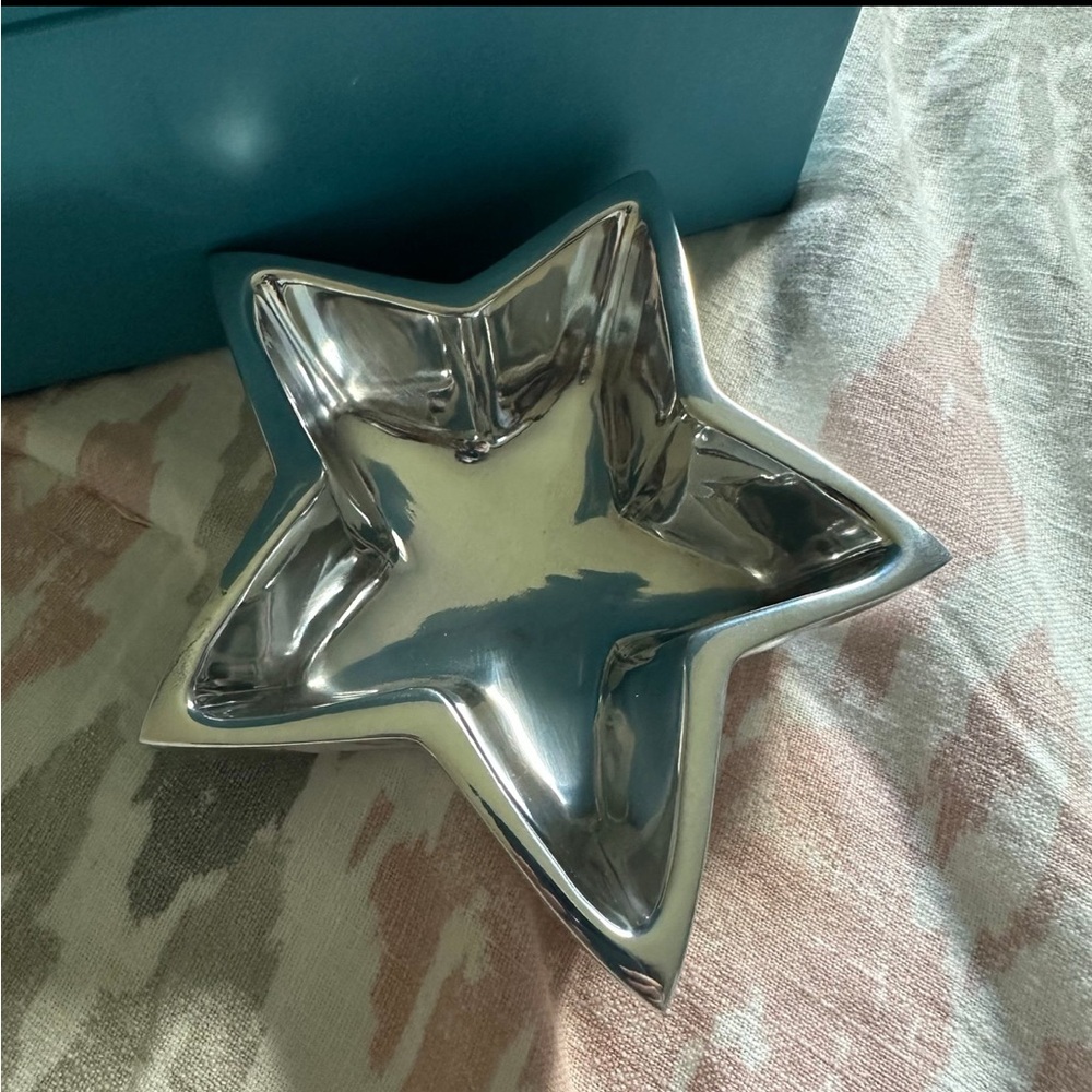 Nambe Silver Star mini holiday Bowl